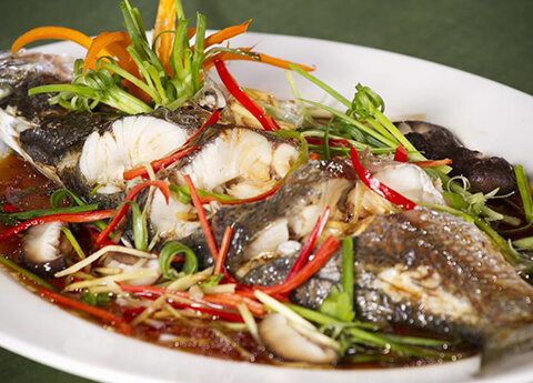 Cá hấp bia